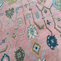 Handmade Modern Oushak Design Premium Hand Knotted Wool Carpets Area Rugs Non-Slip Washable Eco-Friendly Soft Comfortable
