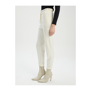 Pantalones con bolsillo superior de mezcla de viscosa para mujer BGN - Product Image 4