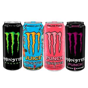 Vente en gros de boisson énergisante Monster gazéifiée originale 500ml canette à bas prix - Product Image 1