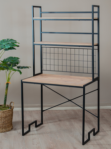 <b>Computer</b> <b>Desk</b> Study <b>Desk</b> Writing <b>Desk</b> Home Office <b>Desk</b> Office Workstation Study Table Wooden <b>Computer</b> <b>Desk</b> Metal Frame De - Product Image 3