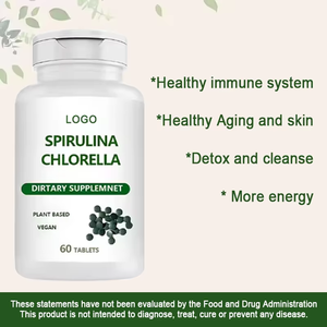 Integratore Alimentare <span class=keywords><strong>Compresse</strong></span> di Clorella Biologica Integratori Nutrizionali <span class=keywords><strong>Compresse</strong></span> di Spirulina e Clorella per Gestione del Peso e Immunità - Product Image 4