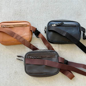 กระเป๋าคาดเอวหนังวัววัสดุทนทานสไตล์ล่าสุดกำหนดโลโก้ได้เอง - Product Image 3