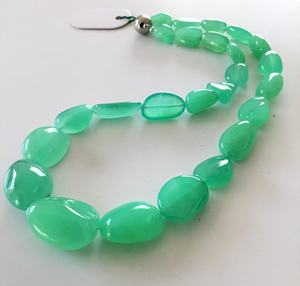 297.65กะรัตคริโซเพรสแก้วเรียบเนียน (297.65กะรัต) สำหรับทำเครื่องประดับอัญมณี - Product Image 1