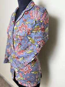 เสื้อเชิ้ตแขนยาวผ้าคอตตอนพิมพ์ลายดอกไม้, เสื้อเชิ้ตลำลองติดกระดุมเสื้อสำหรับฤดูใบไม้ผลิฤดูร้อนฤดูใบไม้ร่วงฤดูหนาว - Product Image 3