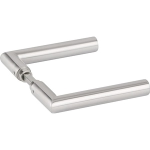 Par de Manijas para Puerta de Vidrio de Acero Inoxidable 1802 Basic 02 Cuadradas a la Medida de 8 mm por HERMAT - Product Image 1