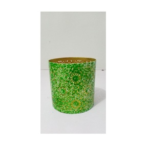 Bougeoir votif en métal de qualité supérieure plaqué or ou argent pour les paramètres de table de Noël luxueux ou les décorations de fête - Product Image 2