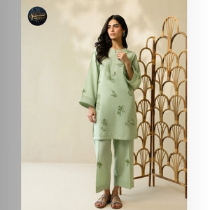 Colección Ssumaira 2025 Presenta Sahar Pret Essentials - RTW Jacquard 2 Piezas Kameez Salwar Anarkali - Product Image 4