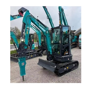 Mini-pelle électrique SWE 20FED optimisée pour la performance, autonomie de 6 heures, capacité de levage de 2250 kg, puissance de 3 kW, 1,7 m - Product Image 4