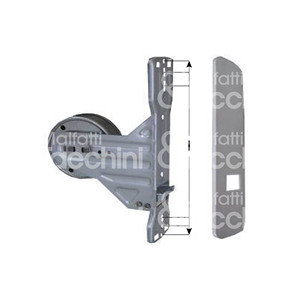 Système de base de roue universel pour fenêtre interne avec plaque Modèle 312033 Tailles de base de roue 130-135-142-160-165-185 - Product Image 1