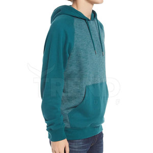 Men's Super Soft Cotton Pullover Hoodie Light Color Custom Made Oversized Fit Winter Fleece Design Latest Style Polyester/Cotton - Product Image 3