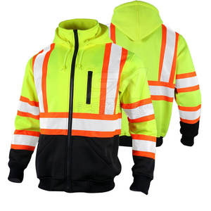 Vestes de sécurité haute visibilité pour travaux lourds, vêtements de travail pour la sécurité routière et la protection des chantiers - Product Image 1