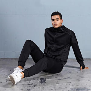 Conjunto Deportivo Personalizado al por Mayor para Hombre 2026, Chaqueta Deportiva Completa con Cremallera, de Poliéster y Algodón, para Correr y Trotar, con Impresión de Logotipo OEM ODM - Product Image 2