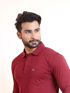 2025 nueva camisa POLO de verano para hombre de manga larga Casual de negocios moda bordado transpirable solapa suelta botón estampado corto - Product Image 5