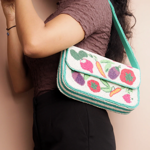 Bolso personalizado hecho a mano con cuentas, monedero, bolso de mano para mujer, bandolera con cuentas y diseño de pájaros de glowin fashion - Product Image 1