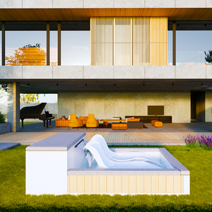 Réservoir de stockage d'eau de pluie carré en fibre de verre GRP/FRP/SMC de qualité alimentaire, taille personnalisable, prix abordable, garantie de plus de 5 ans, origine Hebei - Product Image 1