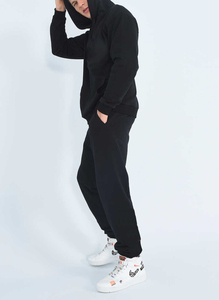 Streetwear Custom logo Cotton Sweatpants and Hoodie Set Custom Oversize <b>Tracksuit</b> High Quality Unisex Fleece <b>Plain</b> <b>Tracksuits</b> - Product Image 2
