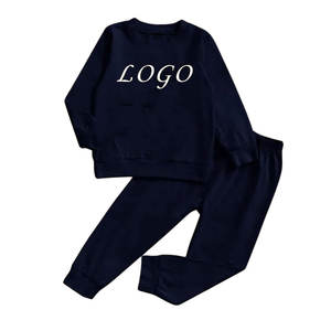 Conjunto de ropa para niños, conjunto de Jogger para niños, chándal de 2 piezas, jersey de lana de Color sólido, Sudadera con capucha, chándales para niños 2025 - Product Image 6