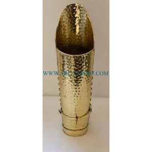 Fabriqué à la main en laiton poli doré Porte-parapluie de luxe Qualité supérieure Grande taille Moderne Nouvelle arrivée Porte-parapluie - Product Image 2