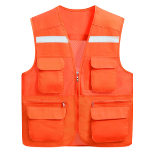 Chaleco de Pesca Personalizado de Tela de Poliéster y Nailon Liso para Hombre, Chaleco de Pesca de Lujo Transpirable con Logotipo Estampado para Hombre - Product Image 6