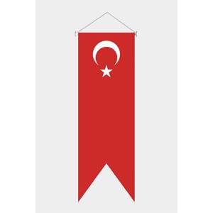 Turkey Swallowtail Pennant Flag Promotional Category Flags & <b>Banners</b> - Product Image 3