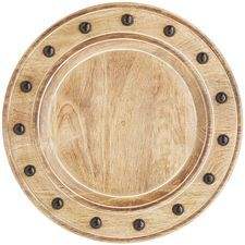 Assiette de présentation en bois de perle avec gravure, assiette de présentation en bois pour la maison, les hôtels, les restaurants, les fêtes et les cafés - Product Image 5