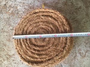 Corde en fibre de coco torsadée en gros, corde en fibre de coco naturelle pour emballage, emballage cadeau, artisanat et décoration OEM - Product Image 6