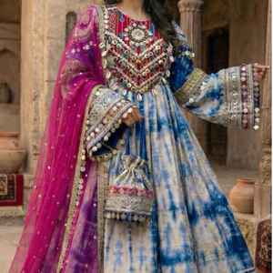 Vestidos Estilo Afgano Bordados de Nueva Llegada para Mujer, Precio al por Mayor, Vestido Afgano de Manga Larga en Venta - Product Image 3