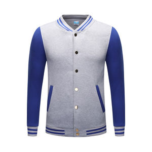 Veste universitaire pour homme en polyester/coton de haute qualité avec broderie personnalisée, motif de lettres, manches coupe-vent - Product Image 6