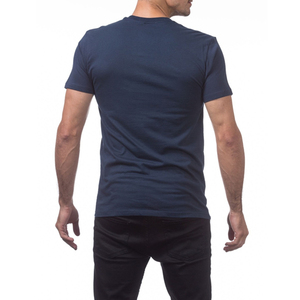 60% coton 40% polyester hommes t-shirts Pro Club col rond doux ajusté t-shirts t-shirts - Product Image 3