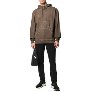 เสื้อฮู้ดผ้าฝ้ายโอเวอร์ไซส์สำหรับผู้ชายเสื้อมีฮู้ดแบบสวมหัวทรงโอเวอร์ไซส์ออกแบบโลโก้ได้ตามต้องการ - Product Image 2