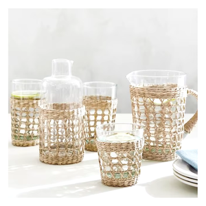 Paniers de rangement en jonc de mer fabriqués au Vietnam, porte-gobelet et pichet empêchent le glissement et la chaleur à vendre-Caryln - Product Image 1