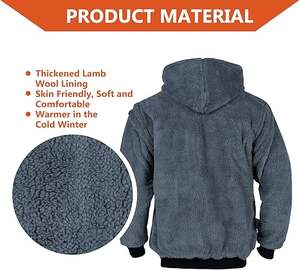 Chaqueta de Invierno de Seguridad Reflectante de Alta Visibilidad Personalizada para Hombre, Chaqueta de Seguridad Acolchada de Alta Visibilidad - Product Image 4