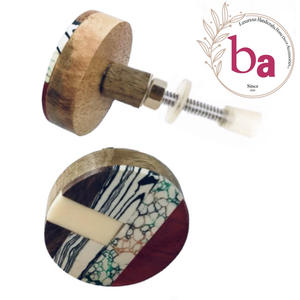 Multi-Colour Resin Wood Bone Horn Drawer <b>Door</b> Cabinet Knobs Pull Handle Handicrafts <b>for</b> Kitchen Bedroom Outdoor Warehouse Villa - Product Image 1