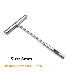 Instrumento de extracción de molino hueco con mango en T ortopédico, Extractor de tornillos de hueso de acero inoxidable, uso quirúrgico Manual con fuente de alimentación - Product Image 2