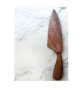 มีดตัดเค้กไม้อะคาเซียอุปกรณ์ในครัวมีดตัดพิซซ่าและเค้กไม้ - Product Image 1