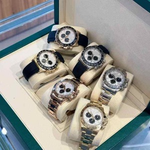 นาฬิกาควอตซ์ผู้ชายคุณภาพสูงหรูหรา ขนาด 41 มม. หน้าปัดแบบเข็ม ปรับแต่งได้ แบรนด์ดีไซน์แฟชั่นธุรกิจ โรงงานผลิตโดยตรงจากดีไซเนอร์ - Product Image 5