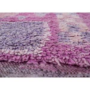 พรมขนสัตว์ลายเรขาคณิต Nuray สีชมพูม่วง พรมทอมือสำหรับตกแต่งห้องนั่งเล่นในบ้าน พรมจาอีปุร์ ผลิตภัณฑ์จากสหรัฐอเมริกา-Pae-4581 - Product Image 3