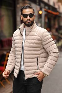 Manteau d'hiver pour homme de haute qualité, imperméable avec garniture en fourrure, fermeture éclair, vêtement d'extérieur décontracté et chaud, coupe confortable pour le temps froid - Product Image 4