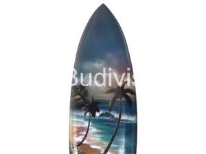 กระดานโต้คลื่นไม้ขนาดเล็กสำหรับตกแต่งบ้านตกแต่งห้องนั่งเล่นตกแต่งผนังกระดานโต้คลื่นขนาดเล็กพร้อมภาพวาดพู่กัน - Product Image 4