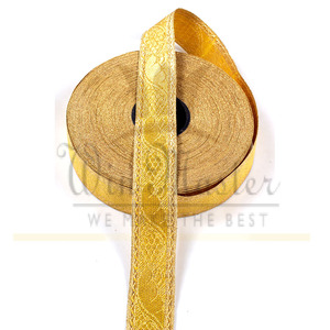 En gros Métallique Tresse Dentelle Garniture De Qualité Supérieure Du Pakistan Personnalisé Double 2 Vélin Français Tresse Textiel Artisanat - Product Image 2