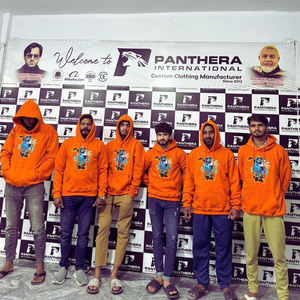 Sudadera con Capucha Personalizada Unisex Panthera International, Sudadera con Capucha y Cremallera Extra Grande para Hombre y Mujer, Estampado Chenille, 100% Algodón, 300G - Product Image 6