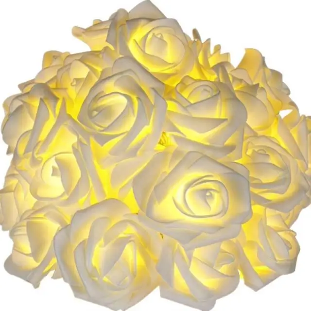 Luces de iluminación con forma de flor para decoración del hogar, accesorio de iluminación con forma de flor