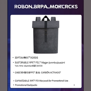 Zaino Magar in Feltro RPET Sostenibile per Uso Promozionale - Product Image 2