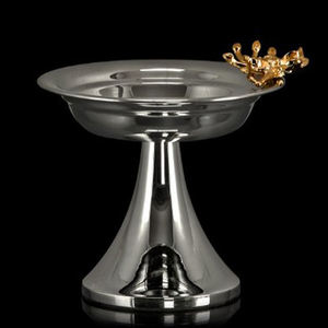Design attrayant Bols de service en métal de luxe Bols à salade dorés Base en marbre Bols de service pour la décoration de la maison, des hôtels et des restaurants - Product Image 6