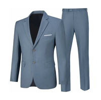 Ensembles de costumes d'affaires grande taille tendance et élégants, sur mesure, coupe ajustée, blazer smoking anti-plis, 3 boutons, respirant