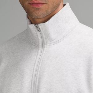 Sudadera con Capucha de Estilo Casual Otoñal, Cuello Camisero, con Cordón, Tejida, para Hombre, con Cremallera, Manga Larga - Product Image 4