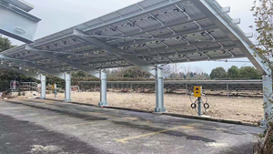 Systèmes de montage de panneaux solaires en aluminium de haute qualité 2026 pour l'installation de carports sur toits plats, composants en acier inoxydable - Product Image 2