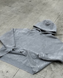 Oversize Pullover <b>Sun</b> Fad Hoodie Drop Shoulder Loose Fit Acid Wash Hood Custom Design Vintage Wash <b>Sun</b> Faded Hoodie Ladies - Product Image 1