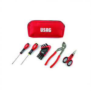 Ensemble de sacs à outils compacts USAG avec tournevis, clés hexagonales angulaires, pinces ajustables, ciseaux - Product Image 2