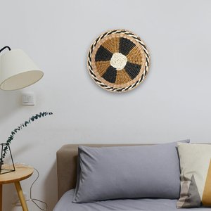 Tarifa al por mayor para yute artesanal, colgante de pared bohemio, jacinto de agua, acento, casa de campo, decoración de hoteles, esteras y almohadillas - Product Image 5